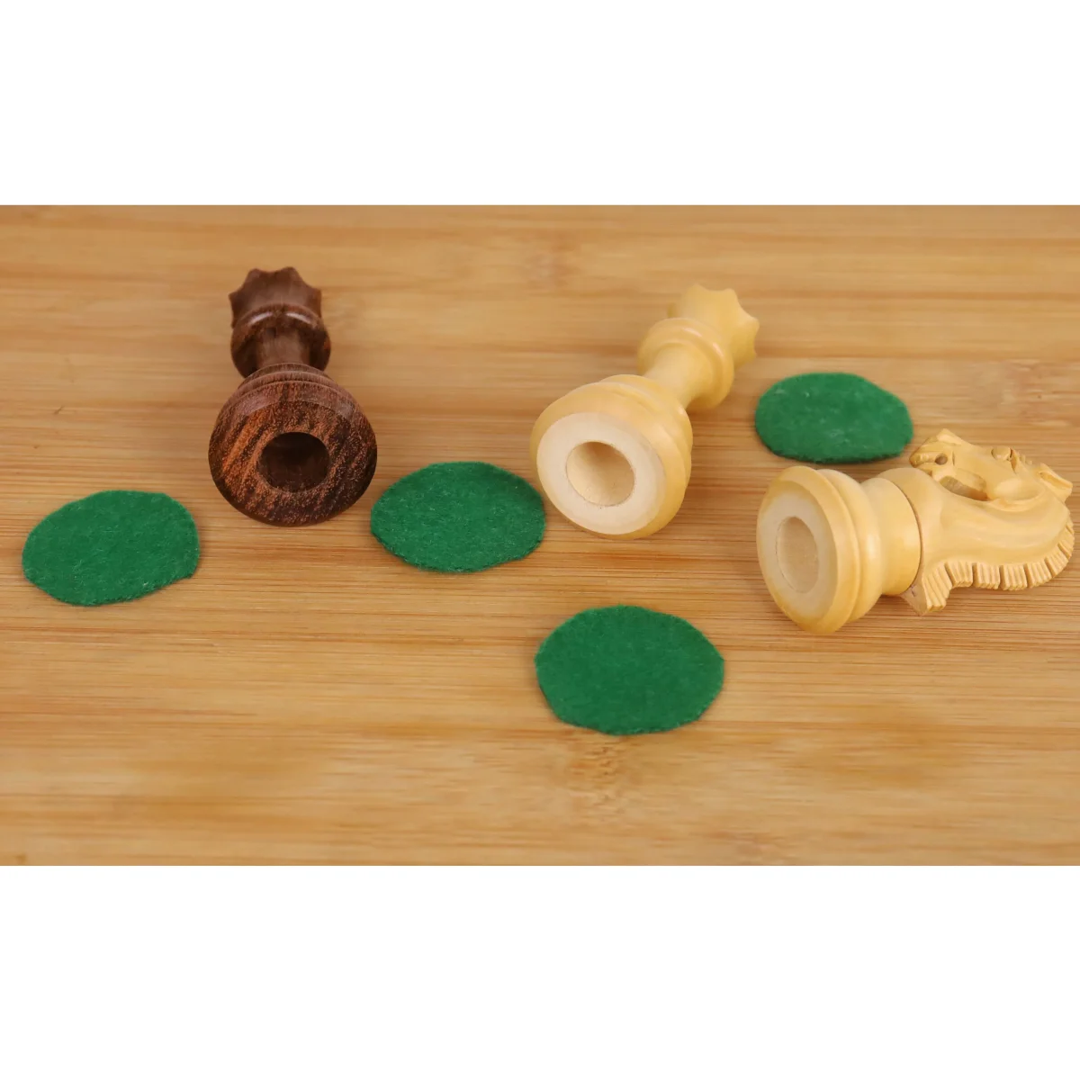 3" Craftsman Staunton Chessnut Air Sensor Compatible Set- Chess Pieces Only- Golden Rosewood – Image 3