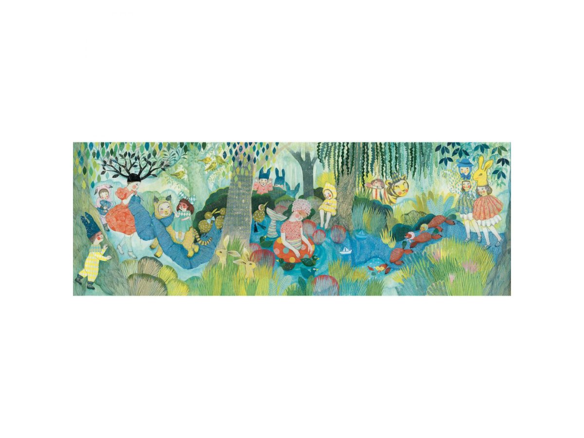Puzzle Gallery 350 pièces « River Party » / Djeco – Image 2