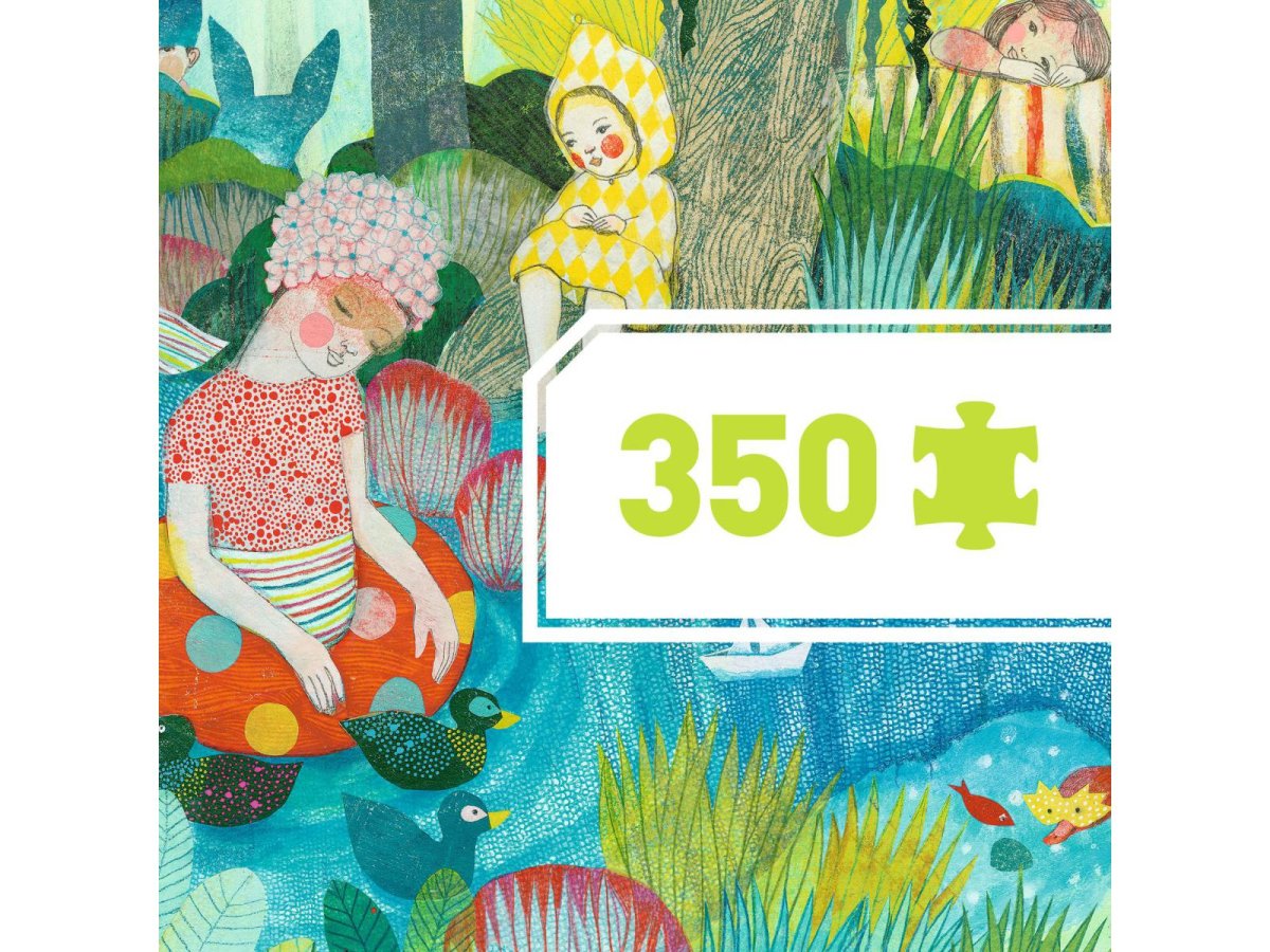 Puzzle Gallery 350 pièces « River Party » / Djeco – Image 3