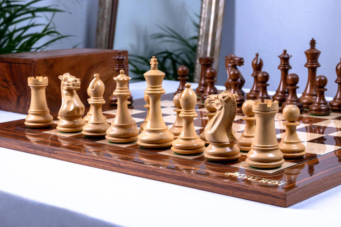Jeu d'Échecs Osmose en Palissandre et Sheesham – Image 6