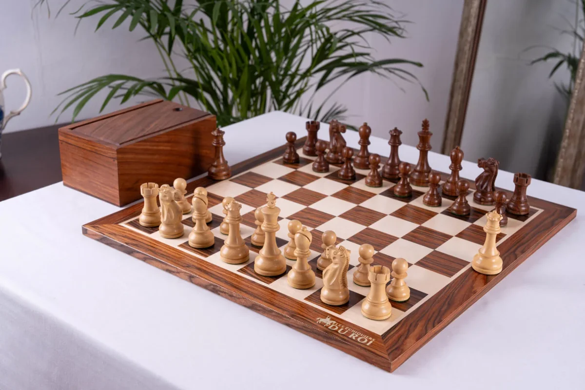 Jeu d'Échecs Bravoure en Bois de Palissandre – Image 4