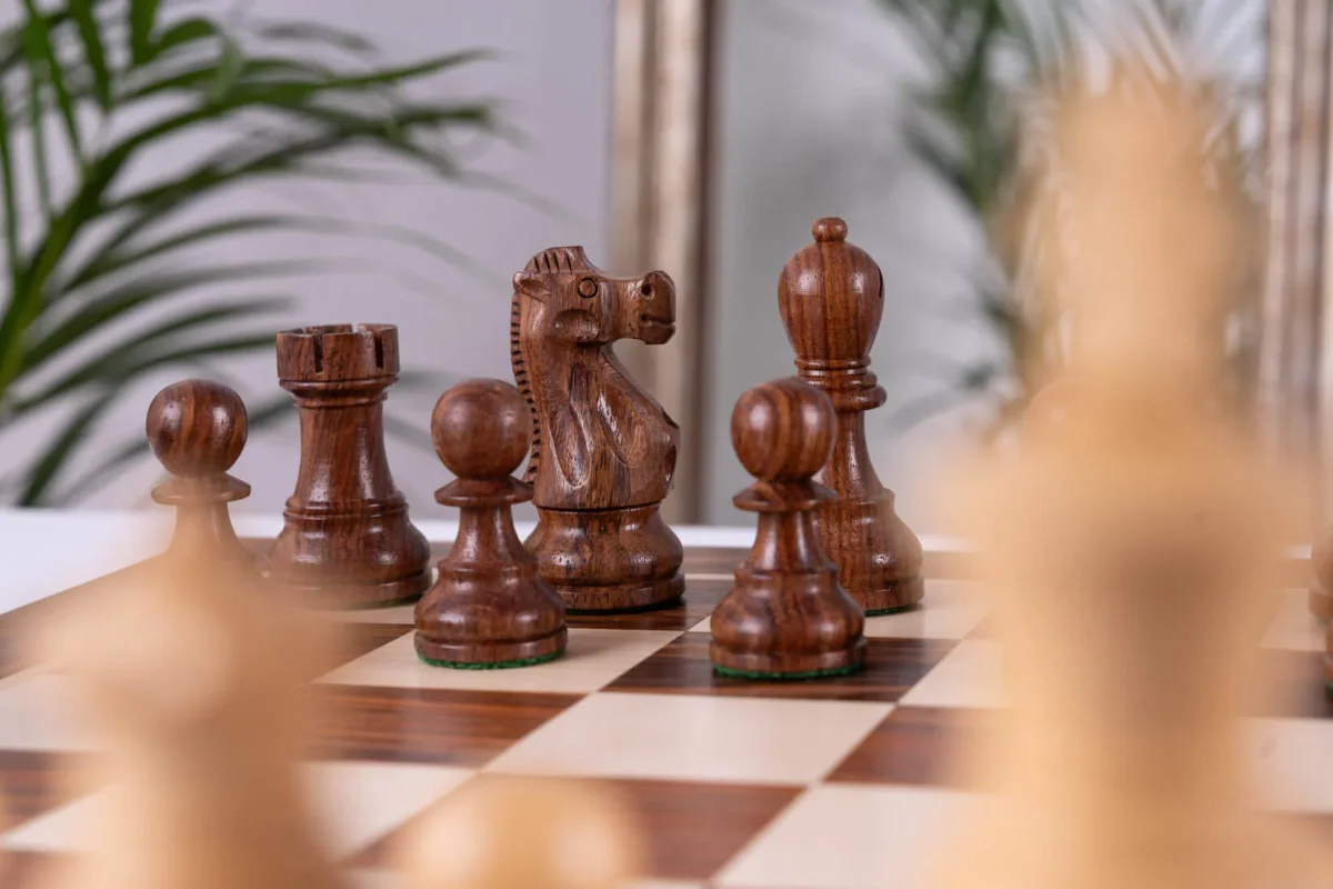Jeu d'Échecs Bravoure en Bois de Palissandre – Image 8