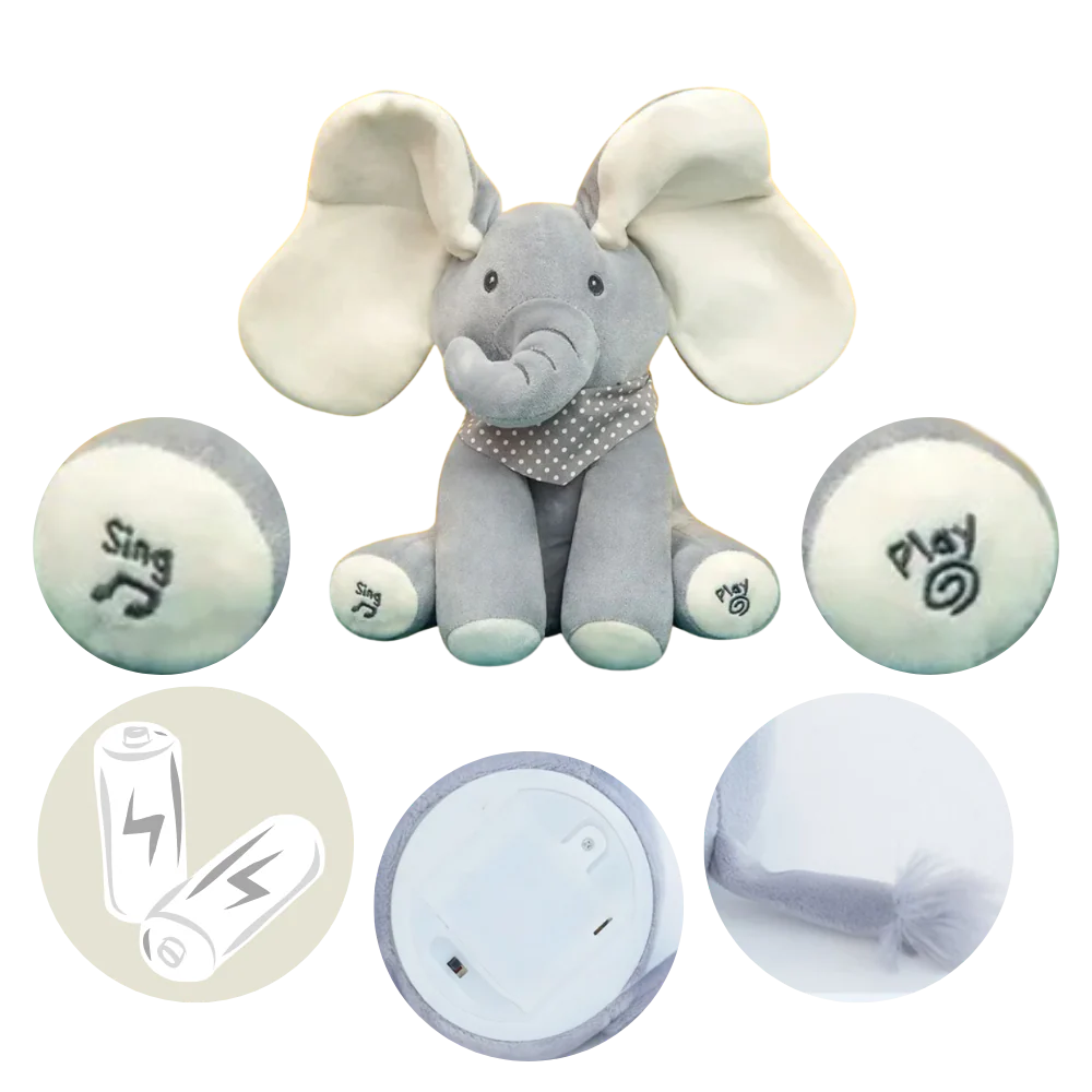 Peluche Éléphant interactif Peek a Boo – Image 6