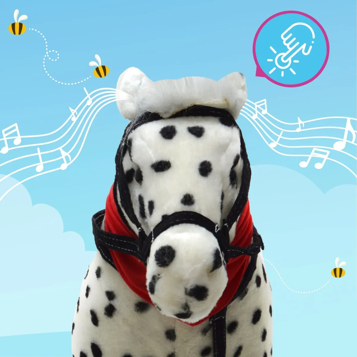 Cheval debout Jolly - Cheval en peluche XXL 75 cm – Image 2