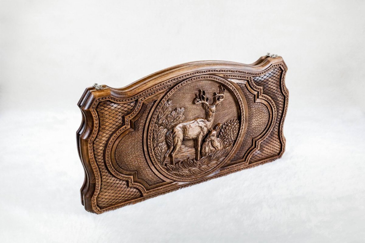 Plateau de Backgammon Cerf de Luxe – Image 5